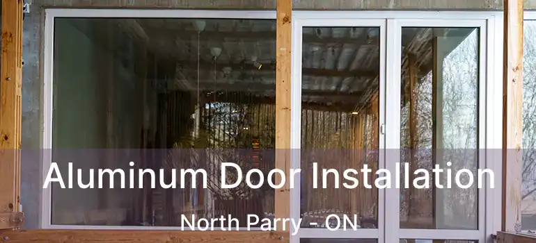  Aluminum Door Installation North Parry - ON