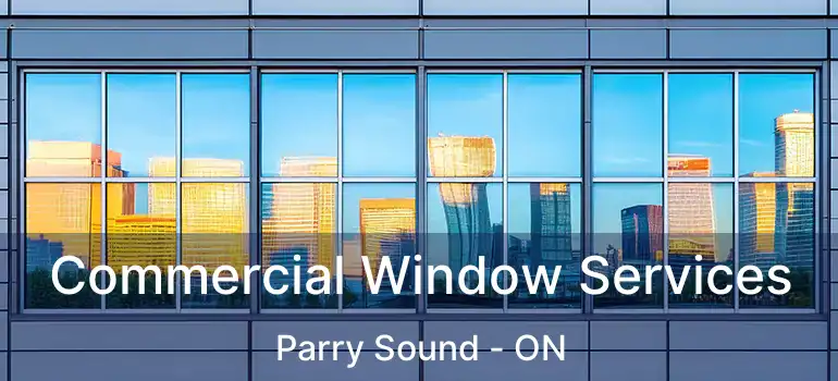  Commercial Window Services Parry Sound - ON