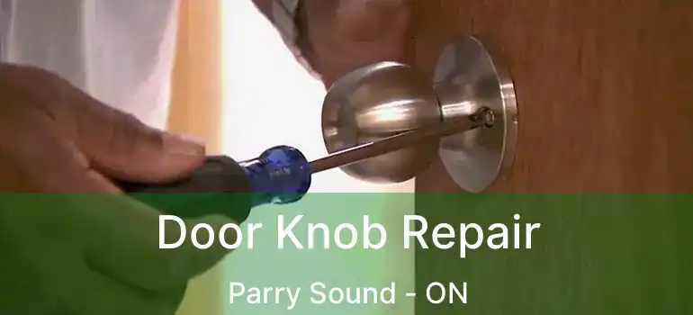  Door Knob Repair Parry Sound - ON