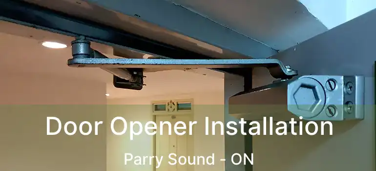  Door Opener Installation Parry Sound - ON