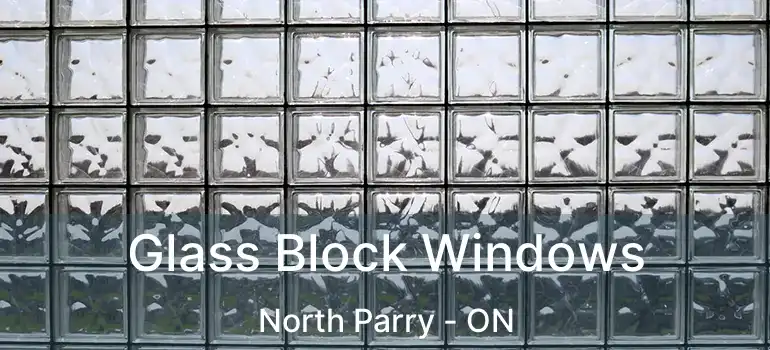  Glass Block Windows North Parry - ON