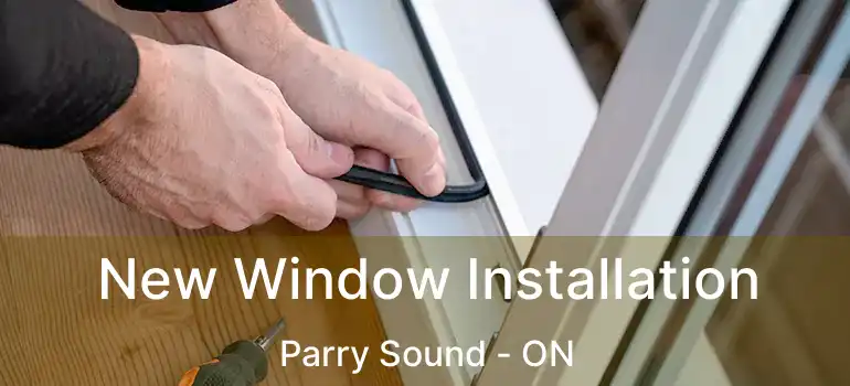  New Window Installation Parry Sound - ON
