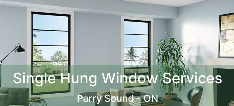  Single Hung Window Services Parry Sound - ON