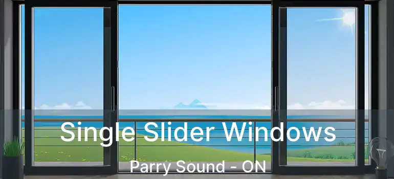  Single Slider Windows Parry Sound - ON