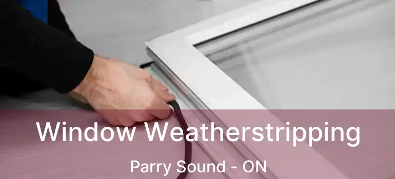  Window Weatherstripping Parry Sound - ON